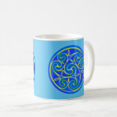 Art Celtique Spiral Design Café Mug (Devant droit)