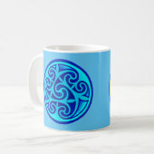 Art Celtique Spiral Design Café Mug (Devant gauche)