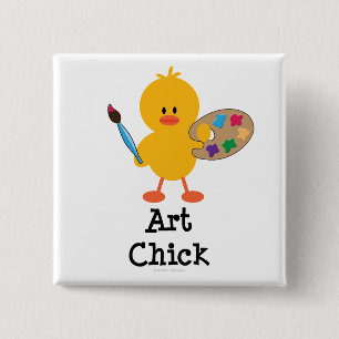 Art Chick Button