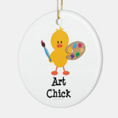 Art Chick Ornament (Links)