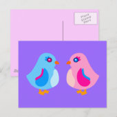 Art Chicken Briefkaart (Voorkant / Achterkant)