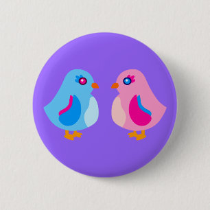 Art Chicken Ronde Button 5,7 Cm