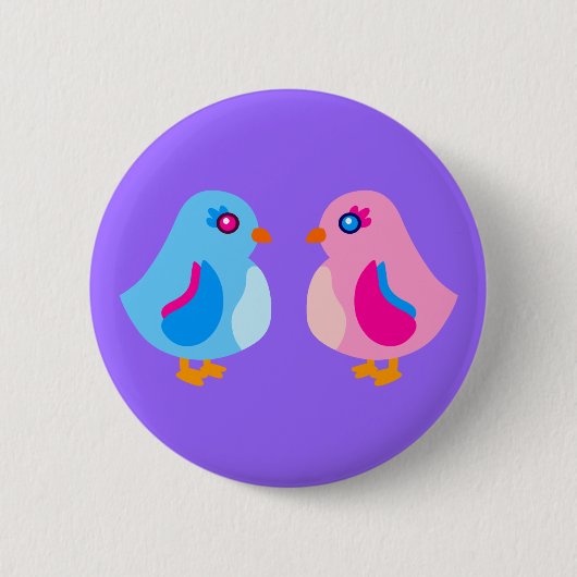Art Chicken Ronde Button 5,7 Cm (Voorkant)
