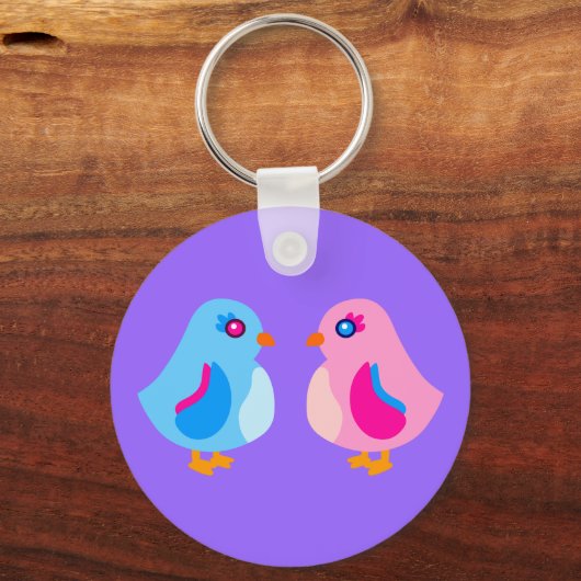 Art Chicken Sleutelhanger (Voorkant)