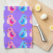 Art Chicken Theedoek (Quarter Fold)