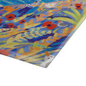 Art Chopping Board: Moeder Ivey's Bay Cornwall Snijplank (Hoek)