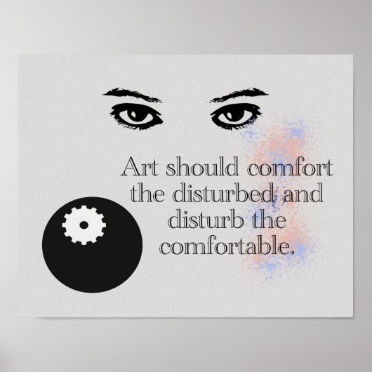 Art - citation sur l'art - Impression d'art (Devant)