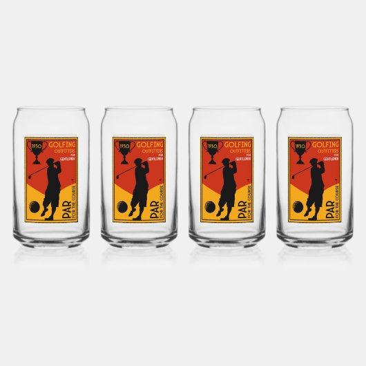 Art classique du golf des années 30 (Recto)