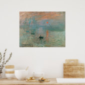 ART - CLAUDE MONET - IMPRESSION SUNRISE (Cuisine)
