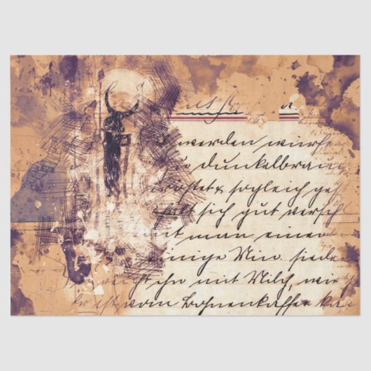 Art Collage 13 Achtergrond 17x23 Ontkoppeling Tissuepapier (Voorkant)