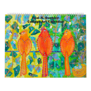 Art Collage Calendar Kalender