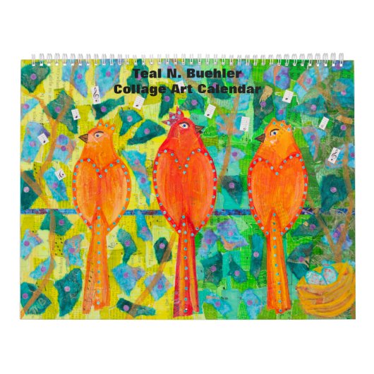 Art Collage Calendar Kalender (Hoes)