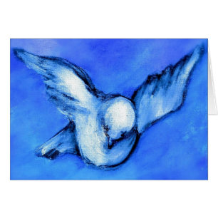 Art Colombe-Original de paix par Streater CARRÉ
