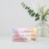 Art coloré Abstrait Style carte de crédit Monogram (Debout devant)