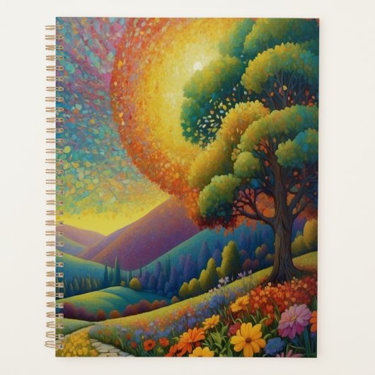 Art coloré de prairie et de fleurs (Devant)