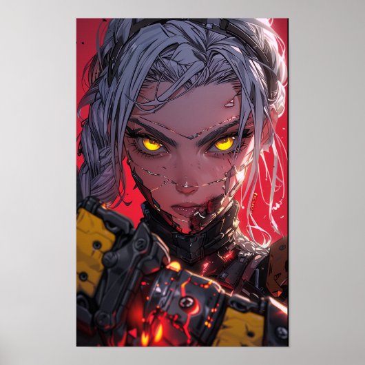 Art Concept de style Anime sur affiche Arrière - p (Devant)
