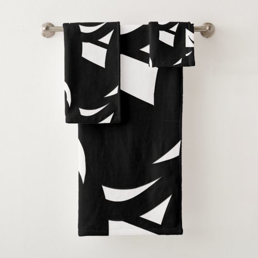Art contemporain noir et blanc (En situation)