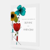 Art contemporain Nouveau Floral Mariage (Angle)