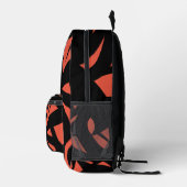 Art contemporain Orange / Black Drastring sac (Droite)