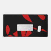 Art contemporain Rouge / Noir (Clavier et souris)