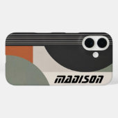 Art Coque géométrique moderne du milieu du siècle (Verso (horizontal))