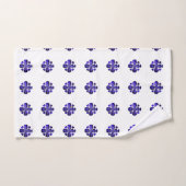 Art couleur, bleu (Serviette à main)