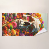 Art crâne (Serviette de bain)