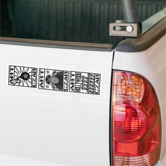 Art Czar - 3-weg Bumpersticker #2 (Op Truck)