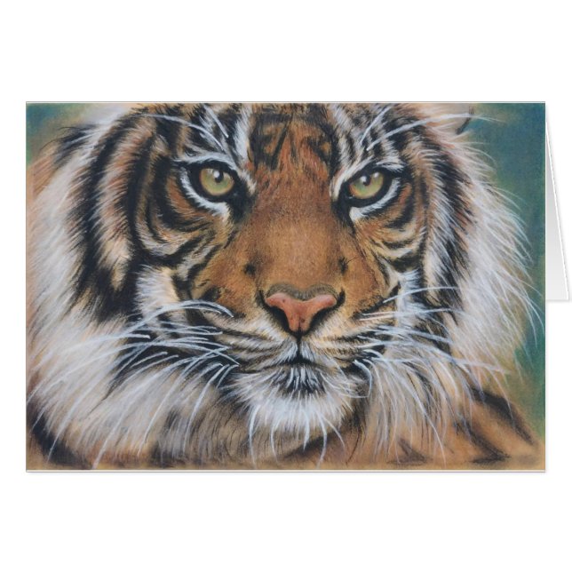 Art d'animal de faune de tigre (Devant horizontal)