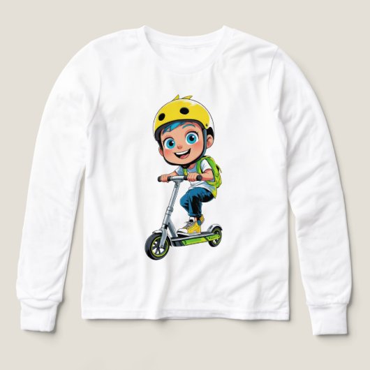 Art d'anime de garçon skater cool (Motif recto)
