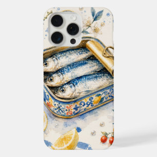 Art d'aquarelle de sardine sicilienne