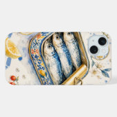 Art d'aquarelle de sardine sicilienne (Verso Horizontal)