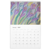 Art d'aquarelle florale par MintCake100 Calendrier (Jan 2027)