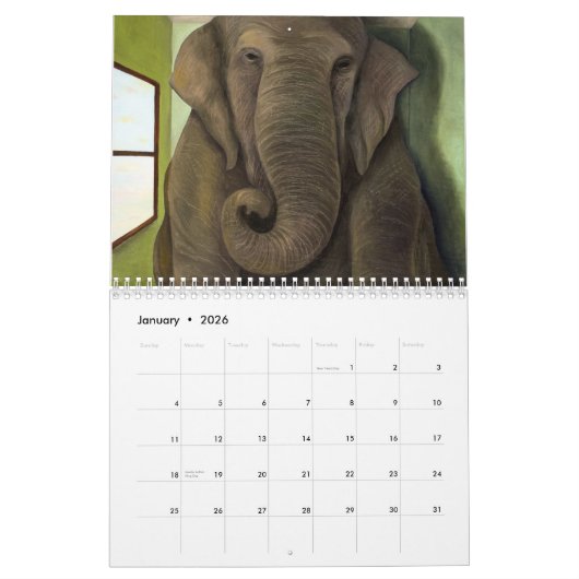 Art de 2015 calendriers par Leah Saulnier (Jan 2026)