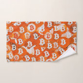 Art de Bitcoin (#1) peinture à l'huile (Serviette à main)