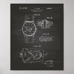 Art de brevet de la montre 1966 - tableau