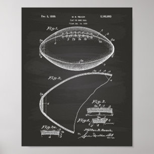 Art de brevet du football 1939 - tableau