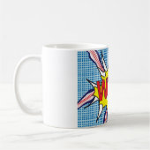 Art de bruit "wouah" tasse (Gauche)