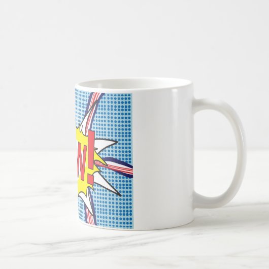 Art de bruit "wouah" tasse (Droite)