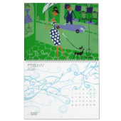 Art de calendrier par le Maya Dvalishvili (Feb 2026)