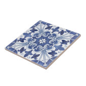 Art de carreaux de céramique géométrique bleue et  (Côté)