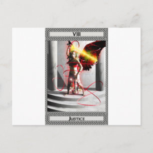 Art de carte de tarot de justice