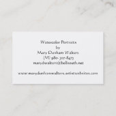 Art de carte de visite de Mary Dunham Walters (Dos)