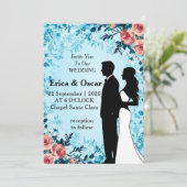 ✨ Art de carte d'invitation de mariage pour la dou (Debout devant)