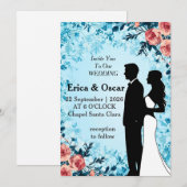✨ Art de carte d'invitation de mariage pour la dou (Devant / Derrière)