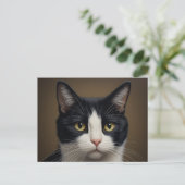 art de carte postale de chat smoking (Debout devant)