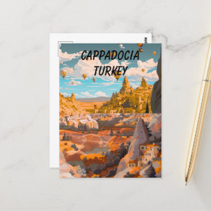 Art de carte postale de voyage à Cappadoce, Cappad