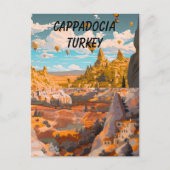 Art de carte postale de voyage à Cappadoce, Cappad (Devant)