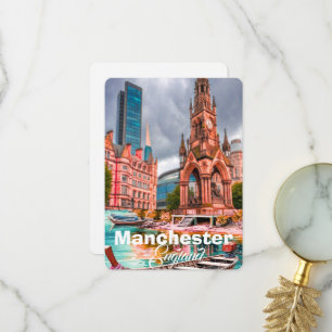 Art de carte postale de voyage à Manchester, Voyag