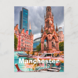 Art de carte postale de voyage à Manchester, Voyag